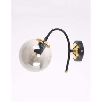 Čierne/sivé nástenné svietidlo ø 15 cm Yoyo – Squid Lighting - Image 3