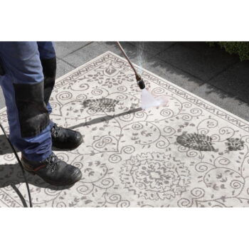 Sivo-krémový vonkajší koberec NORTHRUGS Leyte, 200 x 290 cm - Image 5
