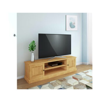 TV stolík z borovicového dreva v prírodnej farbe 45x40 cm Mille – Støraa – Obrázok 4