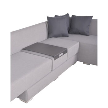 Sivý záhradný lounge set pre 5 Wellington – Garden Pleasure – Obrázok 6