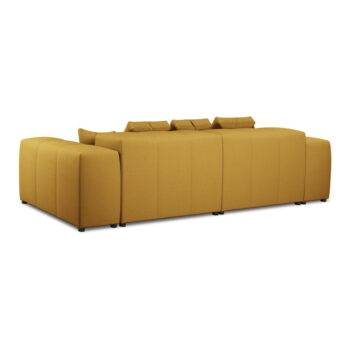 Žltá pohovka 320 cm Rome - Cosmopolitan Design - Image 4