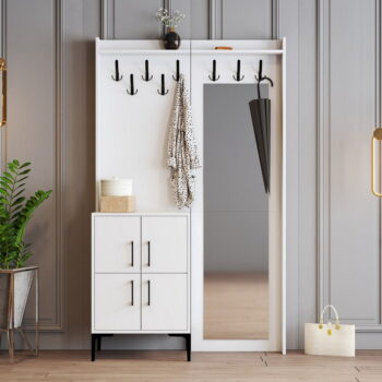 Biela predsieňová zostava Berlin - Kalune Design - Image 2