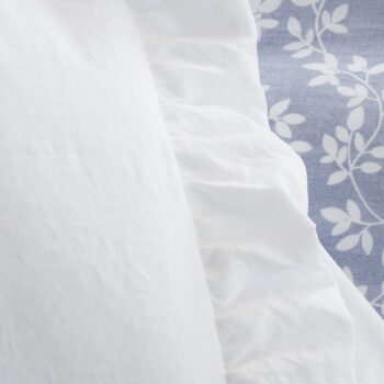 Biely pléd na dvojlôžko 220x230 cm Soft Washed Frill – Bianca - Image 3