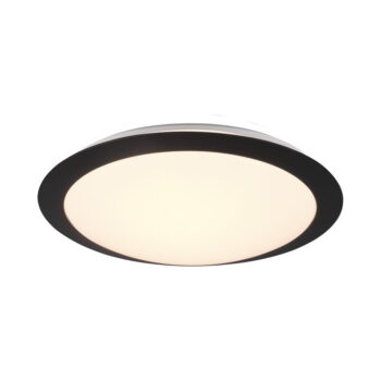 Matne čierne LED stropné svietidlo ø 29 cm Umberto - Trio - Image 2