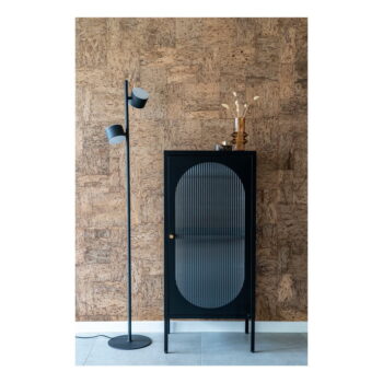 Čierna kovová vitrína 50x110 cm Adelaide – House Nordic - Image 7