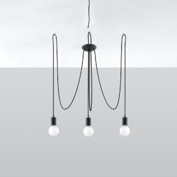 Čierne závesné svietidlo 300x300 cm Spider - Nice Lamps - Image 2