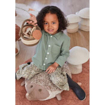 Béžový bavlnený detský hrací koberec 120x160 cm Mushroom Forest – Lorena Canals – Obrázok 9