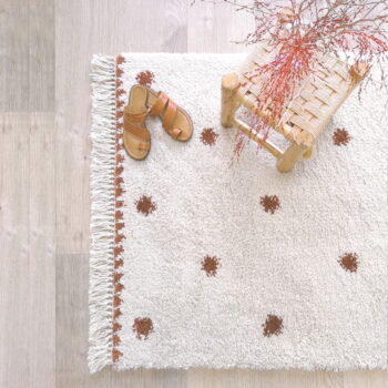 Béžovo-červený koberec Nattiot Wooly, 120 x 170 cm - Image 8