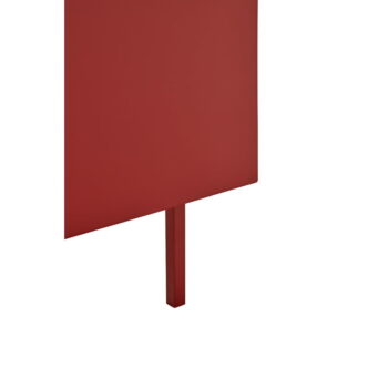 Červená nízka komoda v dekore duba 110x85 cm Arista – Teulat – Obrázok 9