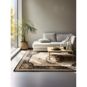 Čierno-béžový koberec 120x170 cm Herat – Nouristan - Image 2