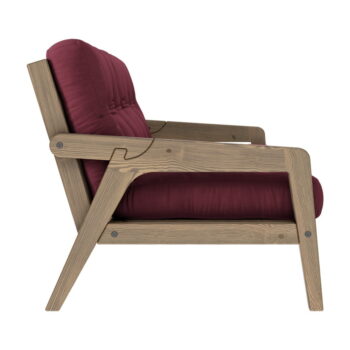Červená rozkladacia pohovka 204 cm Grab - Karup Design - Image 6