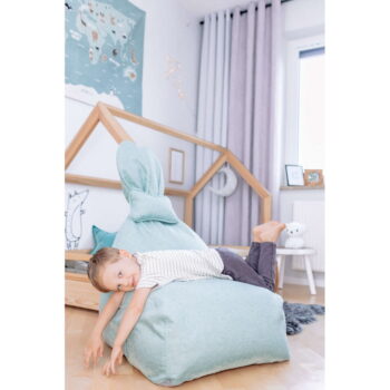 Béžový detský sedací vak The Brooklyn Kids Funny Bunny – Obrázok 5