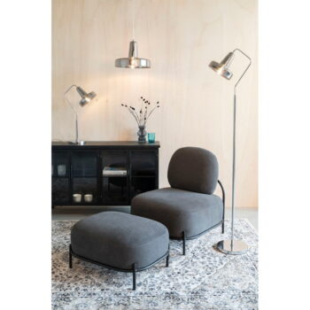 Sivá stojacia lampa Anshin - White Label – Obrázok 9