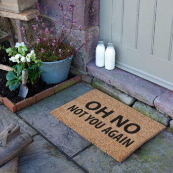 Rohožka z kokosového vlákna 40x60 cm Not You Again – Artsy Doormats - Image 6