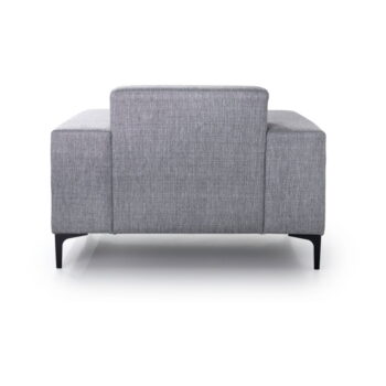 Svetlosivé kreslo Diva - Scandic - Image 3