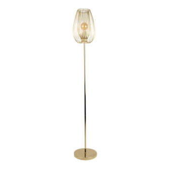 Stojacia lampa v zlatej farbe Leitmotiv Lucid, výška 150 cm - Image 2