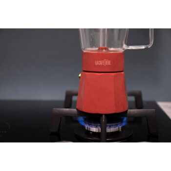 Červená moka kanvička z nerezovej ocele 0.29 l La Cafetiere Verona - Kitchen Craft – Obrázok 5