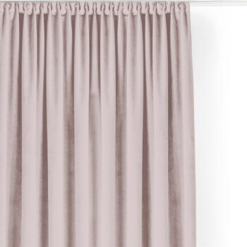 Svetloružový zamatový dimout záves 400x225 cm Velto – Filumi - Image 7
