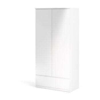 Biela šatníková skriňa 99x201 cm Naia - Tvilum – Obrázok 8