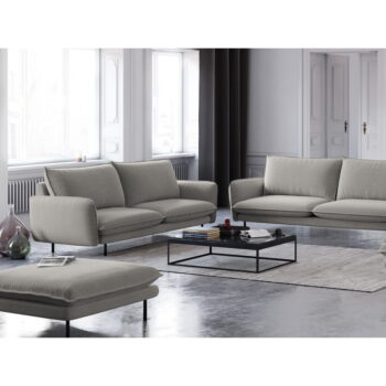 Svetlosivá pohovka Cosmopolitan Design Vienna, 160 cm – Obrázok 3