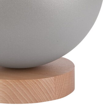 Sivá stolová lampa, výška 19 cm Ava - LAMKUR - Image 5