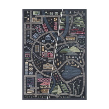 Čierny obojstranný detský koberec Narma Ülejõe, 160 x 230 cm - Image 9