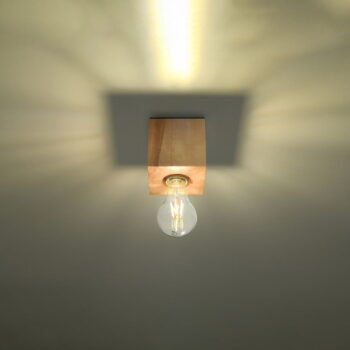 Stropné svietidlo v prírodnej farbe 10x10 cm Gabi – Nice Lamps - Image 3