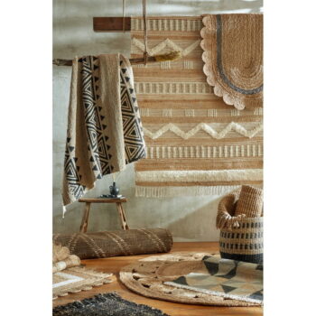 Ručne tkaný koberec s prímesou juty v prírodnej farbe 200x290 cm Medina – Flair Rugs - Image 6