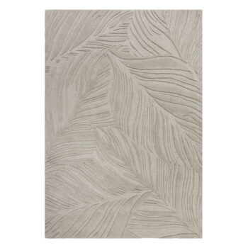 Svetlosivý vlnený koberec 200x290 cm Lino Leaf – Flair Rugs - Image 5
