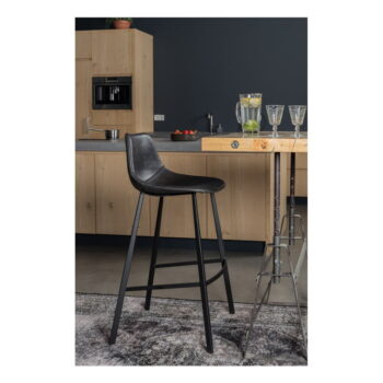 Sada 2 hnedých barových stoličiek Dutchbone Franky, výška 106 cm - Image 6