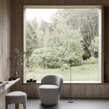 Béžové plstené kreslo KUON - Blomus - Image 3