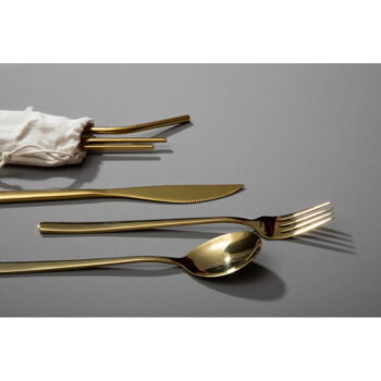 Antikoro príbor v zlatej farbe 6 ks Mimo – Premier Housewares - Image 6