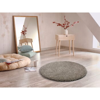 Sivý koberec Universal Aqua Liso, ø 80 cm - Image 2
