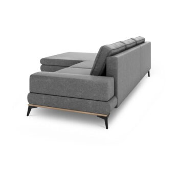 Sivá rozkladacia rohová pohovka Windsor & Co Sofas Planet, ľavý roh – Obrázok 4