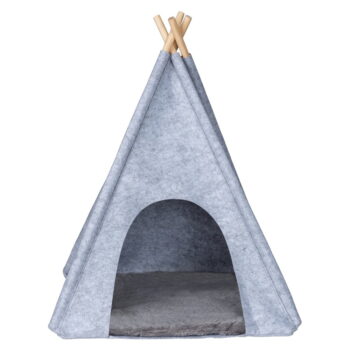 Svetlosivý teepee stan pre domácich maznáčikov Wenko - Image 3