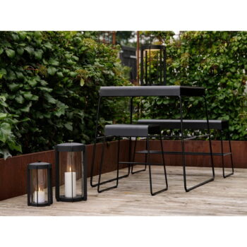 Čierna kovová stolička A-Stool – Zone - Image 2