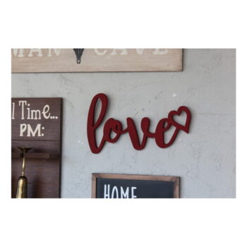 Ceduľa 42x25 cm Red Love – Wallity - Image 3