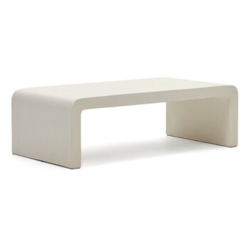 Betónový záhradný odkladací stolík 135x65 cm Aiguablava - Kave Home – Obrázok 2