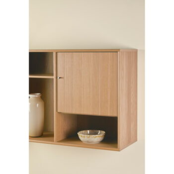 Závesná knižnica v dekore duba v prírodnej farbe 89x61 cm Mistral – Hammel Furniture - Image 4