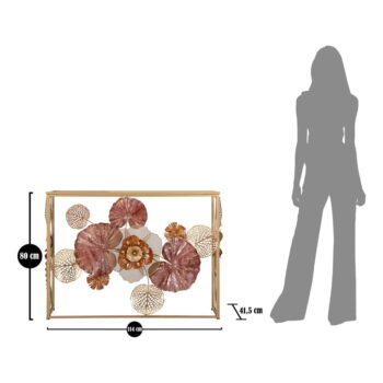 Oranžový konzolový stolík 41.5x114 cm Glam Redy – Mauro Ferretti – Obrázok 7