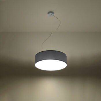 Sivé závesné svietidlo ø 35 cm Atis – Nice Lamps - Image 3