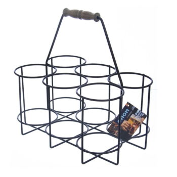 Kovový stojan na víno počet fliaš 6 Radka - Orion – Obrázok 3