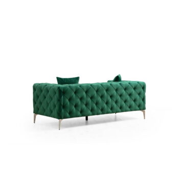 Tmavozelená zamatová pohovka 197 cm Como – Artie - Image 2