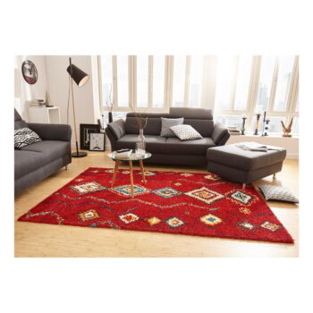 Červený koberec Mint Rugs Geometric, 160 x 230 cm - Image 4