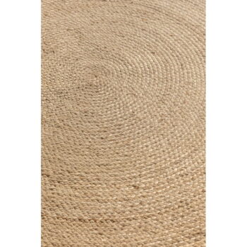 Obojstranný jutový okrúhly koberec v prírodnej farbe ø 140 cm Braided Ivory – Hanse Home – Obrázok 5