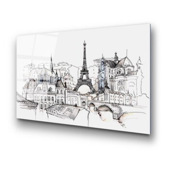 Sklenený obraz 70x100 cm Paris - Wallity - Image 5
