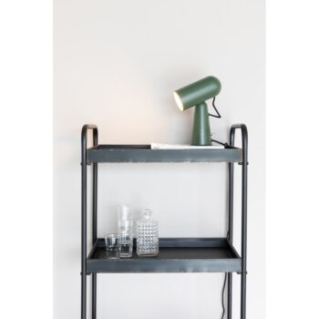 Zelená stolová lampa White Label Vesper - Image 8