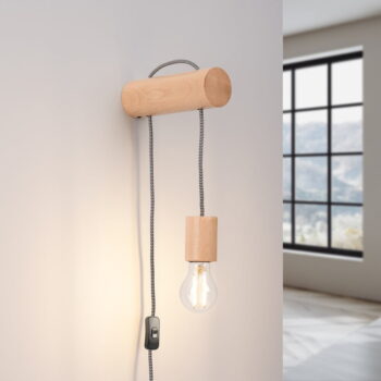Nástenné svietidlo v prírodnej farbe Arcadia – Nice Lamps - Image 7