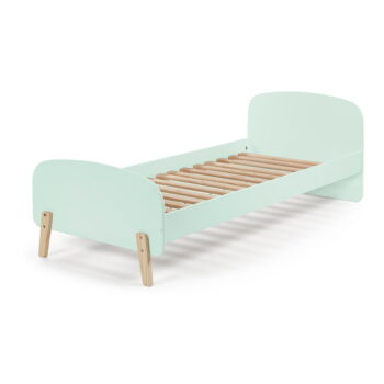 Mentolová detská posteľ Vipack Kiddy, 200 x 90 cm