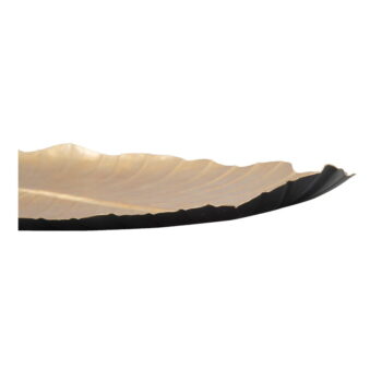 Dekorácia v zlatej farbe Mauro Ferretti Leaf, 35,5 × 23 cm - Image 5